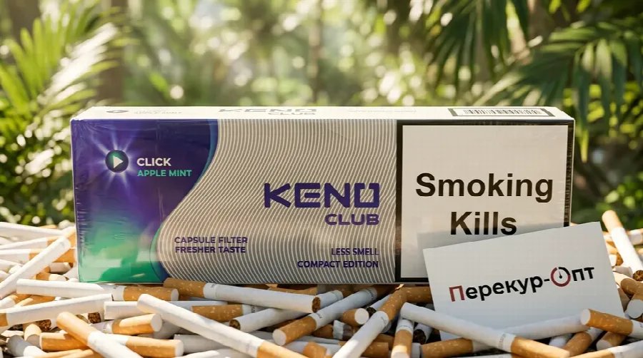 Keno Club Apple Mint Compact Click (Кено Клаб Яблоко Мята Компакт Кнопка)