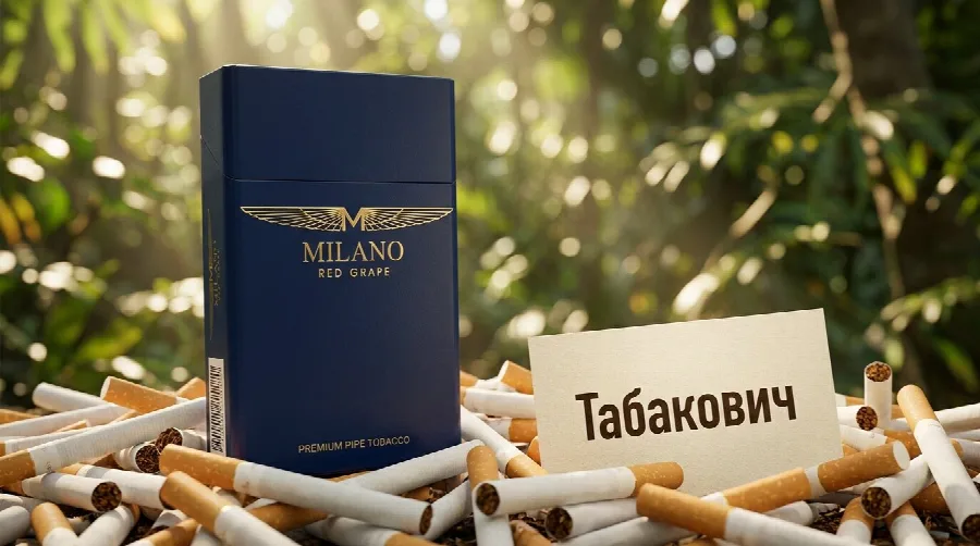 Милано красный виноград синий